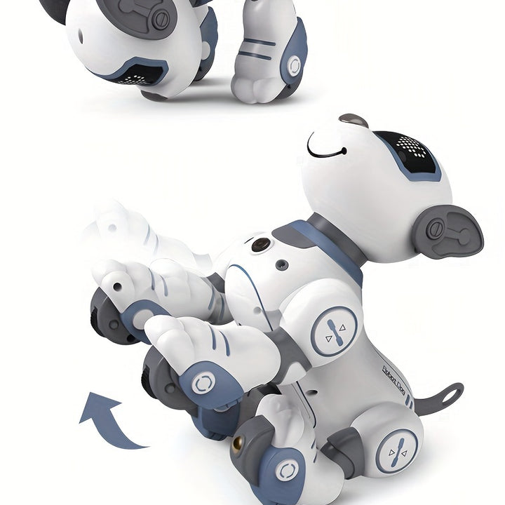 Kelaton Remote Control Toys: RC Robot, Infrared Remote Control Electronic Dog, Follow, Singing And Dancing, Ideal Gift For Family Or Friends' Birthdays Christmas Halloween.