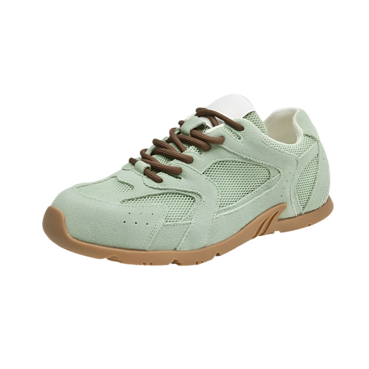 Women Sneakers Spring Summer Wear New Genuine Leather Retro Fashion Casual Flats Women Lace-up German Training Shoes Women