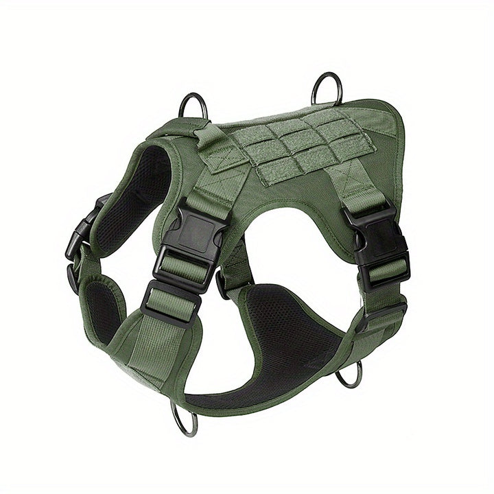 Heavy Duty Adjustable Dog Harness With Handle For Running And Training - Perfect For Medium And Large Dogs