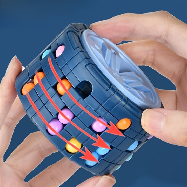 Slide, Rotate & De-Stress!
This 3D cylinder puzzle toy challenges young minds while relieving stress. Fun, educational, and perfect for improving focus and coordination. Available in red, blue, and black! 🧠🌀🧩