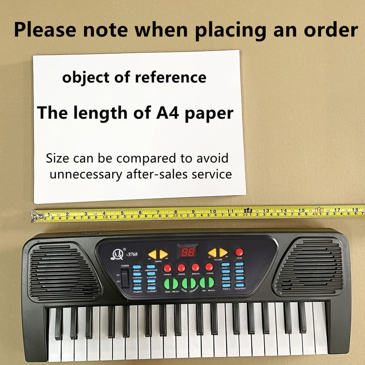 37 Keys Electronic Piano, Single Channel Children's Keyboard Piano, Portable Electronic Piano For Children, Music Piano Keyboard Educational Toys, For Boys Girls Starter Educational Toys Halloween Christmas Birthday Gifts