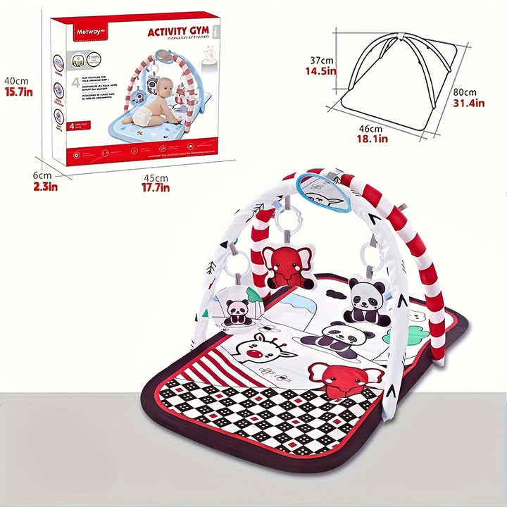 Play, Learn & Grow!
This adorable baby gym play mat features fun cartoon styling, soft cushioning, and interactive elements to support crawling, play, and early learning. A perfect birthday gift for newborns and toddlers! 🎁👶🌟