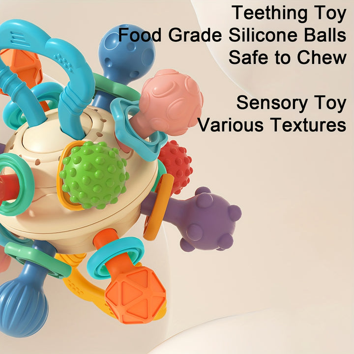 Learn, Soothe & Play – All in One!
This 2-in-1 Montessori baby toy combines sensory teething and gentle rattling to support early learning and development. Safe, fun, and perfect for boys and girls. An ideal gift for 1st birthdays, Christmas & more👶🎁