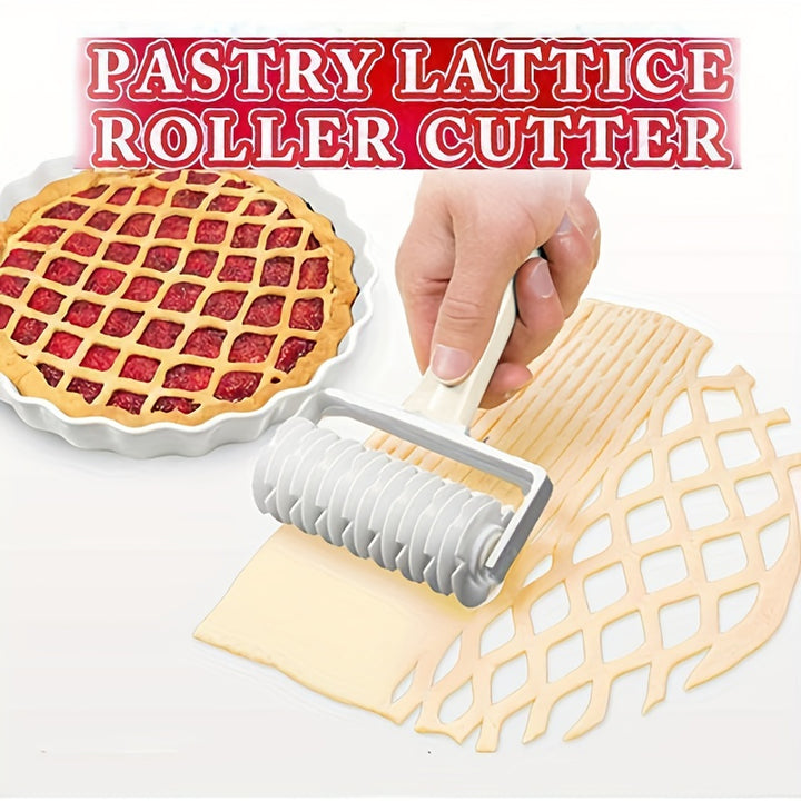 Decorate Like a Pro!
This easy-to-use plastic lattice pastry cutter helps you create beautiful patterns on pies, dough, and cake tops. A must-have tool for every baking lover! 🥧🍪✨