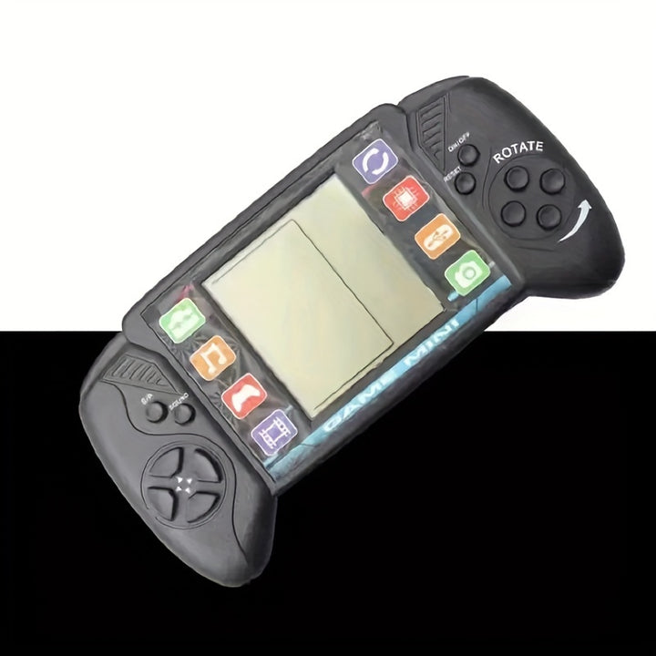 1pc Big Screen Retro Classic Handheld Game Console - Portable Electronic Toys with Classic Games, Nostalgic Design and Easy-to-Use Interface