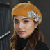 Flower Embroidery Elegant Beret Hat Classic Casual Berets Cap Painter Hats For Women
