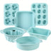 6pcs Non-stick Silicone Kitchen Baking Supplies Set - Baking Pans, Cake Molds, Donut Pans, Muffin Pans, Cake Pans