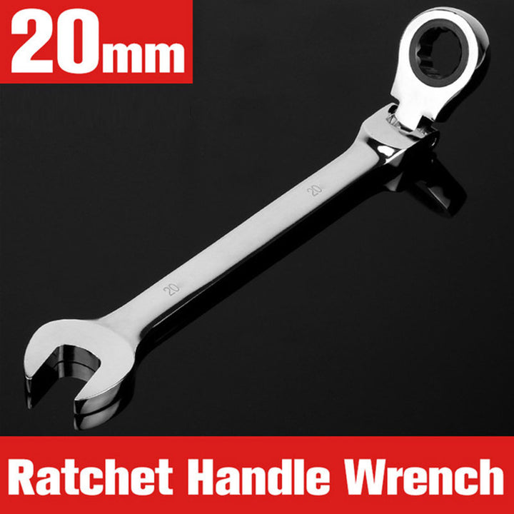 1pc/12pcs, Ratchet Wrench With Flexible Head, Dual-use Ratchet Tool Automotive Hand Tool Ratchet Wrench