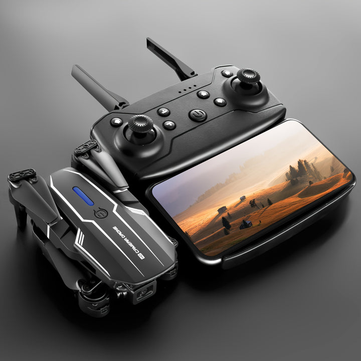 New S101 Drone With Camera, Foldable RC Drone Remote Control Drone Toys For Beginners Men's Gifts, Indoor And Outdoor Affordable UAV Halloween Christmas Gift