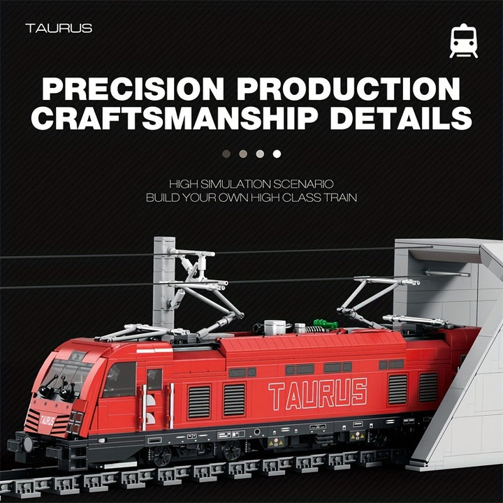 1939pcs Electric Passenger Train Building Blocks Toy, Creative Home Accessories, Party Table Decorations, Mini Building Blocks, Holiday Toys, Christmas Gifts