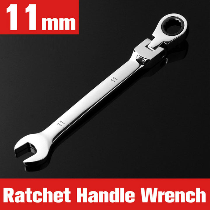 1pc/12pcs, Ratchet Wrench With Flexible Head, Dual-use Ratchet Tool Automotive Hand Tool Ratchet Wrench