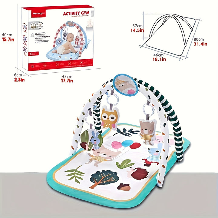 Play, Learn & Grow!
This adorable baby gym play mat features fun cartoon styling, soft cushioning, and interactive elements to support crawling, play, and early learning. A perfect birthday gift for newborns and toddlers! 🎁👶🌟