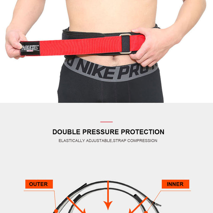 Weightlifting Champion Belt - Unisex Supportive Waist & Back Protector for Weightlifters and Deadlifters, Adjustable 23.6-43.4 Waist Circumference