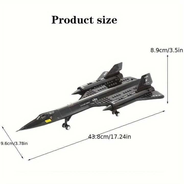 Build the Legendary Blackbird!
This 183-piece SR-71 Blackbird set lets kids and collectors assemble a sleek military aircraft model. Great for tech lovers and perfect as a gift! ✈️🧩🎁