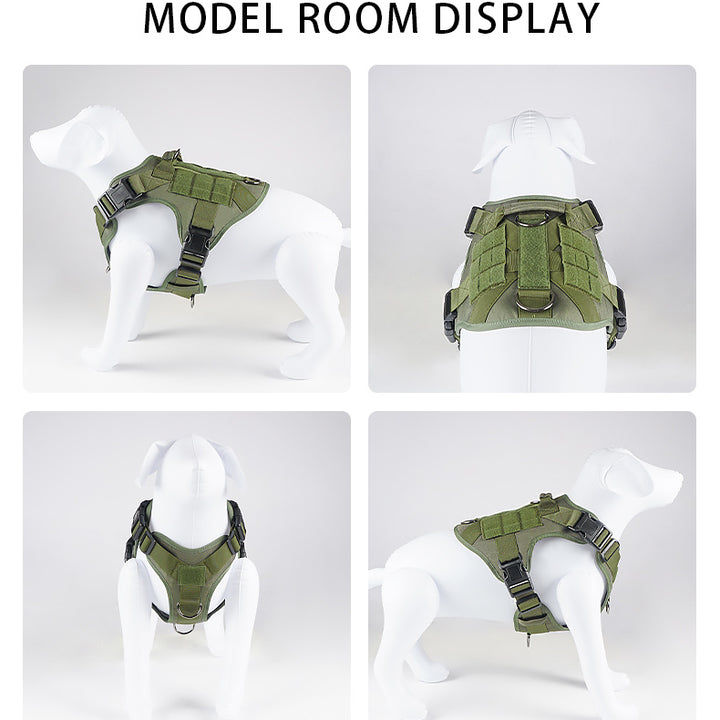 Heavy Duty Adjustable Dog Harness With Handle For Running And Training - Perfect For Medium And Large Dogs