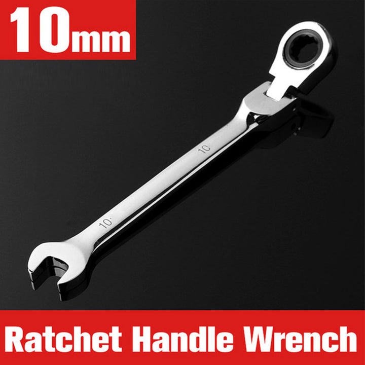 1pc/12pcs, Ratchet Wrench With Flexible Head, Dual-use Ratchet Tool Automotive Hand Tool Ratchet Wrench