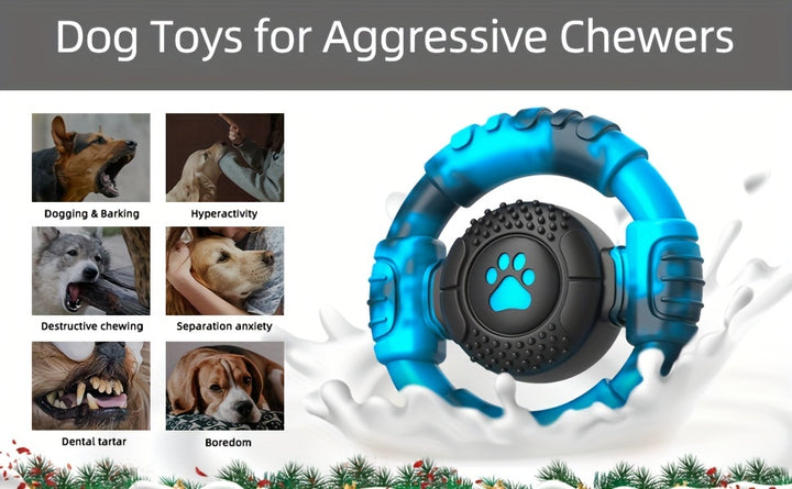 Chew, Squeak & Stay Healthy!
This durable squeaky chew toy is perfect for puppies and dogs of all sizes. Made with tough nylon to withstand biting, it also helps clean teeth and reduce boredom. Great for interactive play and dental health! 🐶🦴🧼
