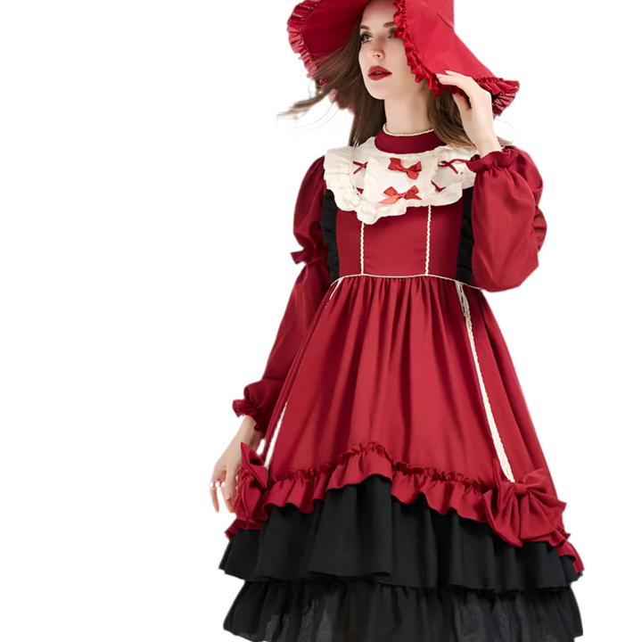 ✨ Charming, comfortable, and picture-perfect — this red Lolita princess dress will make your child feel like royalty at every event. Perfect for Halloween, carnival, birthdays, and magical playtime!