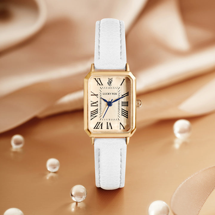 Ladies Square Roman Numeral Luxury Vintage Fashion Quartz Watch Fancy Women Watches Jewelry Sophisticated And Stylish Women Watch