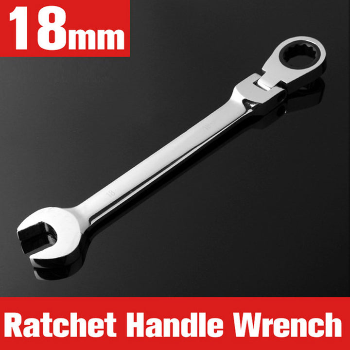 1pc/12pcs, Ratchet Wrench With Flexible Head, Dual-use Ratchet Tool Automotive Hand Tool Ratchet Wrench