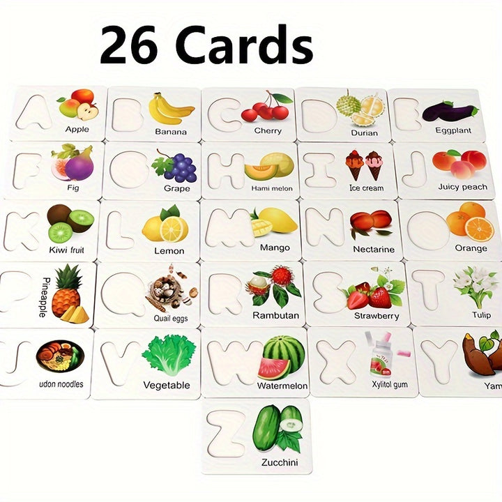 Learn ABCs Through Play!
This wooden alphabet flashcard set combines letter recognition with puzzle fun—perfect for developing problem-solving skills and hand-eye coordination in toddlers and preschoolers. 🎓🔤🧩