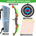 Bow And Arrow Set LED Light Up Archery Toy Set With 10 Suction Cup Arrows, Target & Quiver, Indoor And Outdoor Toys Archery Boys Toys Gifts [Accessories Random Color]