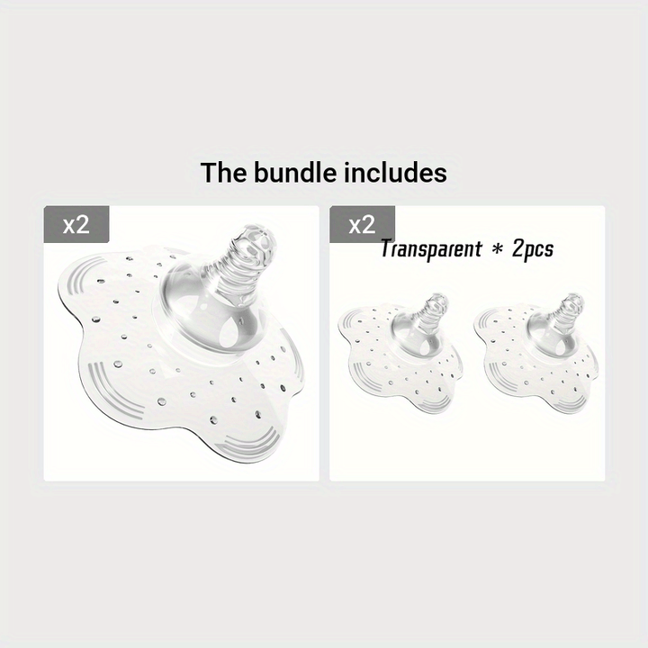1pc/2pcs, Silicone Breastfeeding Protective Cover, Portable Nipple Cover, CPC Certified BPA Free Breastfeeding Mother's Nipple Protection Cap, Providing A Comfortable Breastfeeding Experience, New Year's Gift, Christmas And V