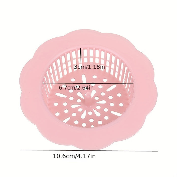1pc Durable Plastic Sink Strainer - Perfect for Kitchen & Bathroom Sinks!