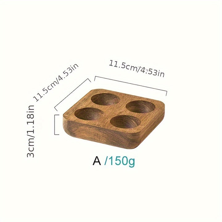 1pc Multi-Compartment Wooden Egg Storage Box - Kitchen Cooking Organizer for Eggs and More