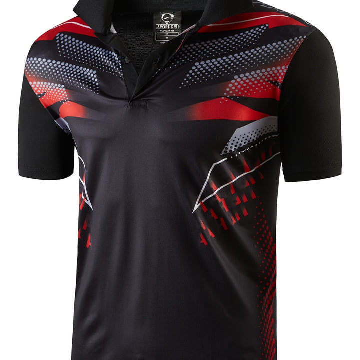 Jeansian Men's Quick Dry Sport Tee Shirt for Tennis, Golf, and Bowling - Comfortable and Stylish