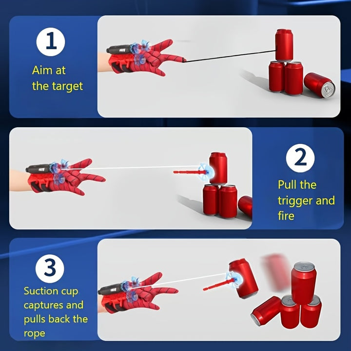 Action-Packed Role Play Fun!
This launcher wristband toy comes with soft sticky wall bombs and a complimentary red glove—perfect for imaginative play and safe indoor fun. Great for developing coordination and creativity in kids! 🧤🚀🎯