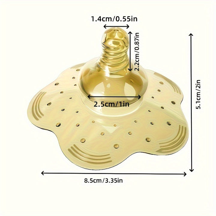 1pc/2pcs, Silicone Breastfeeding Protective Cover, Portable Nipple Cover, CPC Certified BPA Free Breastfeeding Mother's Nipple Protection Cap, Providing A Comfortable Breastfeeding Experience, New Year's Gift, Christmas And V