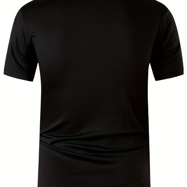Jeansian Men's Quick Dry Sport Tee Shirt for Tennis, Golf, and Bowling - Comfortable and Stylish