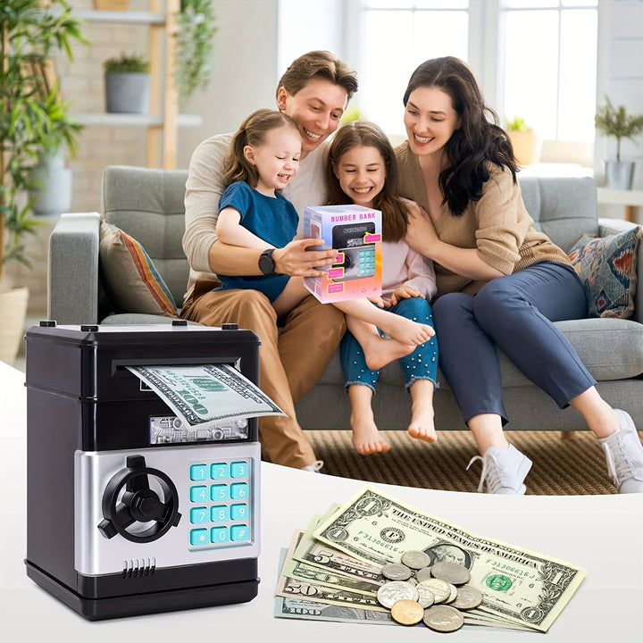 Save Smart, Play Hard!
This electronic coin bank features password protection and a large capacity—making saving money fun and secure for kids aged 3–12. A perfect gift for boys and girls ! 💰🔐🎁
