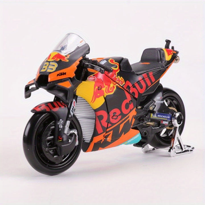 Race into Action!
Maisto 1:18 Red Bull KTM Factory Racing #88/#33 die-cast motorcycles – highly detailed collectibles for fans and riders alike. Perfect for display, gifting, or revving up your collection. 🏍️🔥