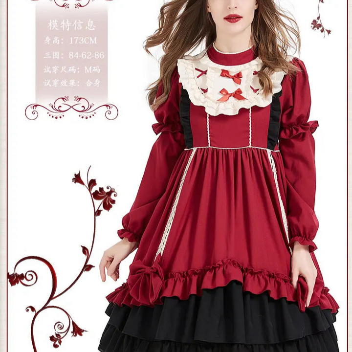 ✨ Charming, comfortable, and picture-perfect — this red Lolita princess dress will make your child feel like royalty at every event. Perfect for Halloween, carnival, birthdays, and magical playtime!
