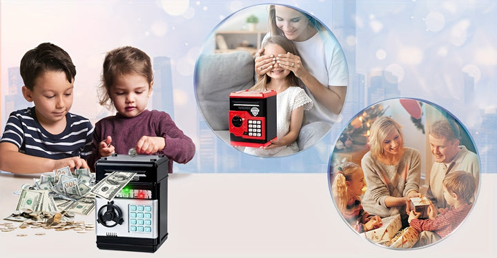 Save Smart, Play Hard!
This electronic coin bank features password protection and a large capacity—making saving money fun and secure for kids aged 3–12. A perfect gift for boys and girls ! 💰🔐🎁