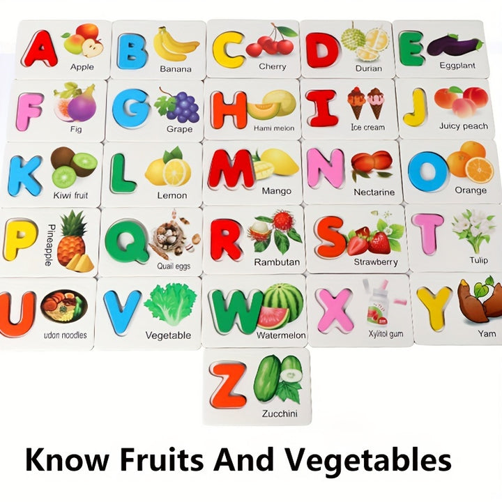 Learn ABCs Through Play!
This wooden alphabet flashcard set combines letter recognition with puzzle fun—perfect for developing problem-solving skills and hand-eye coordination in toddlers and preschoolers. 🎓🔤🧩