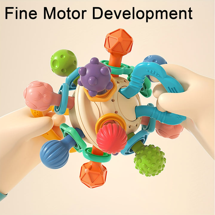 Learn, Soothe & Play – All in One!
This 2-in-1 Montessori baby toy combines sensory teething and gentle rattling to support early learning and development. Safe, fun, and perfect for boys and girls. An ideal gift for 1st birthdays, Christmas & more👶🎁