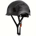 1pc LOEBUCK Carbon Fiber Pattern, Engineering Hat Carbon Fiber Work Safety Hat, Protective Building Hat