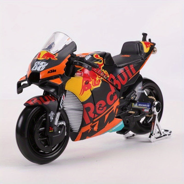 Race into Action!
Maisto 1:18 Red Bull KTM Factory Racing #88/#33 die-cast motorcycles – highly detailed collectibles for fans and riders alike. Perfect for display, gifting, or revving up your collection. 🏍️🔥
