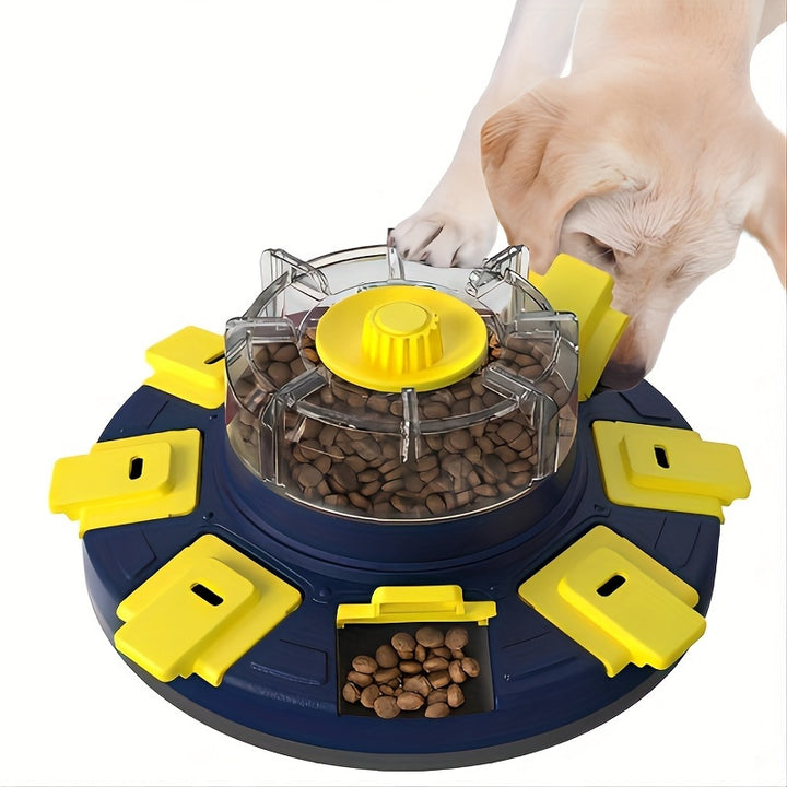 Dog Rotating Puzzle Toy, Dog Treat Puzzle Slow Feeder, Interactive Enrichment Toys For Large/Medium/Small, Dog Food Dispenser For Boredom And Mental Stimulation