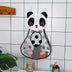 1Pc/2pcs Kawaii Animal Design Mesh Toys Storage Hanging Bag, Versatile Bathroom Wall Mounted Organizer