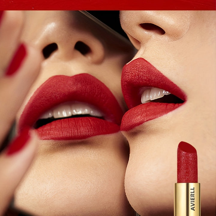 Enchanting Luxurious Matte Velvet Lip Collection - Hydrating, Long-Lasting, Seamless Finish - A Fashionable Chinese Traditional Printed Gift for Women, Perfect for Valentines Day & Lunar New Year Celebrations