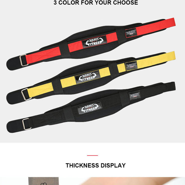 Weightlifting Champion Belt - Unisex Supportive Waist & Back Protector for Weightlifters and Deadlifters, Adjustable 23.6-43.4 Waist Circumference