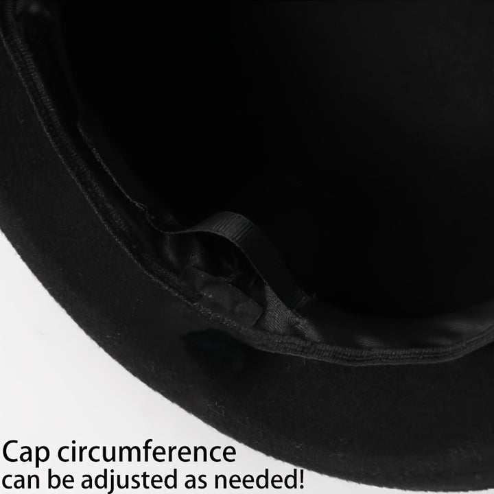 French Style Wool Bucket Hat Elegant Lightweight Warm Basin Hats Classic Coldproof Fisherman Cap For Women Autumn & Winter
