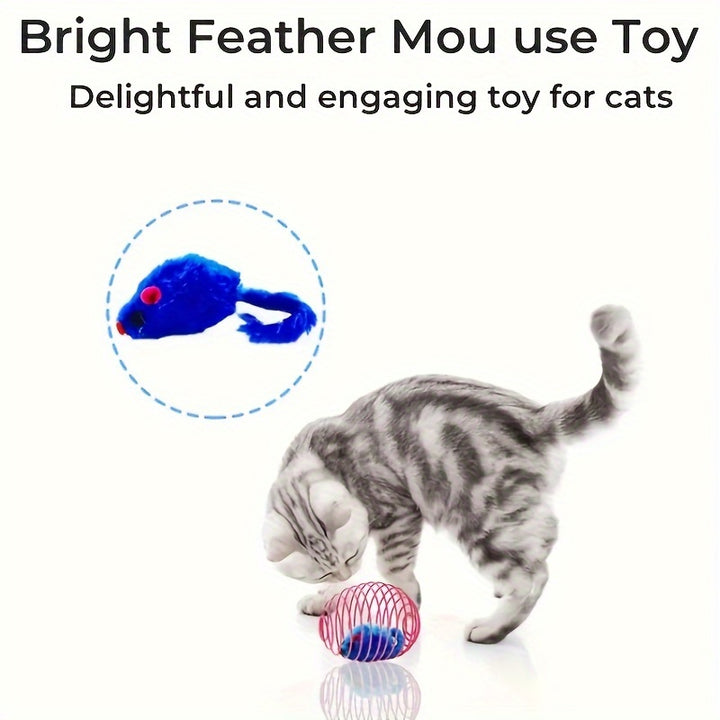 Pounce, Chase, Play!
This 3-piece colorful toy set keeps your cat active and happy with bouncy rolling fun and playful mouse toys. Perfect for interactive solo or bonding playtime. 🐾🎉🐱
