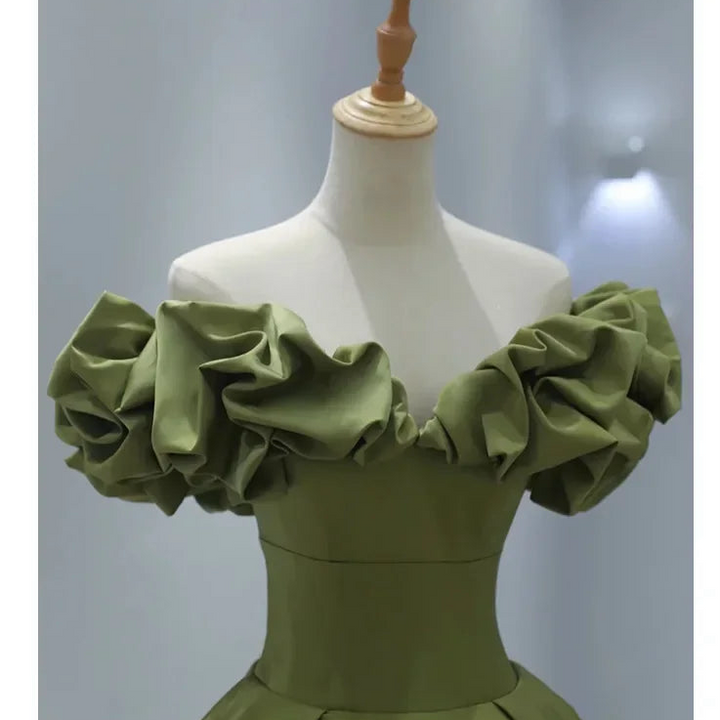 Party Long Dress Women Night Lace Dresses Sexy Green High Waist Dance Wedding Prom Bridesmaid Maxi Y2k Dresses Summer Vestidos