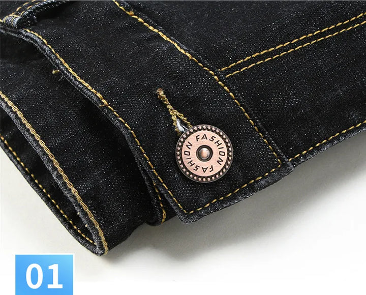 👖 Style That Moves With You
🔵 Men’s Stretch Slim-Fit Jeans – Sleek, comfortable & made for everyday wear
🖤 Available in classic blue or bold black denim
👌 Fashion-forward fit with flexible comfort
📏 Asian sizes 28–40 – check the chart & upgrade your