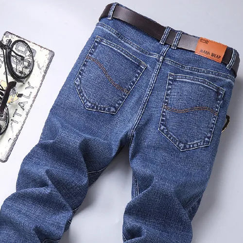 👖 Style That Moves With You
🔵 Men’s Stretch Slim-Fit Jeans – Sleek, comfortable & made for everyday wear
🖤 Available in classic blue or bold black denim
👌 Fashion-forward fit with flexible comfort
📏 Asian sizes 28–40 – check the chart & upgrade your